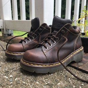 Vintage brown doc martens